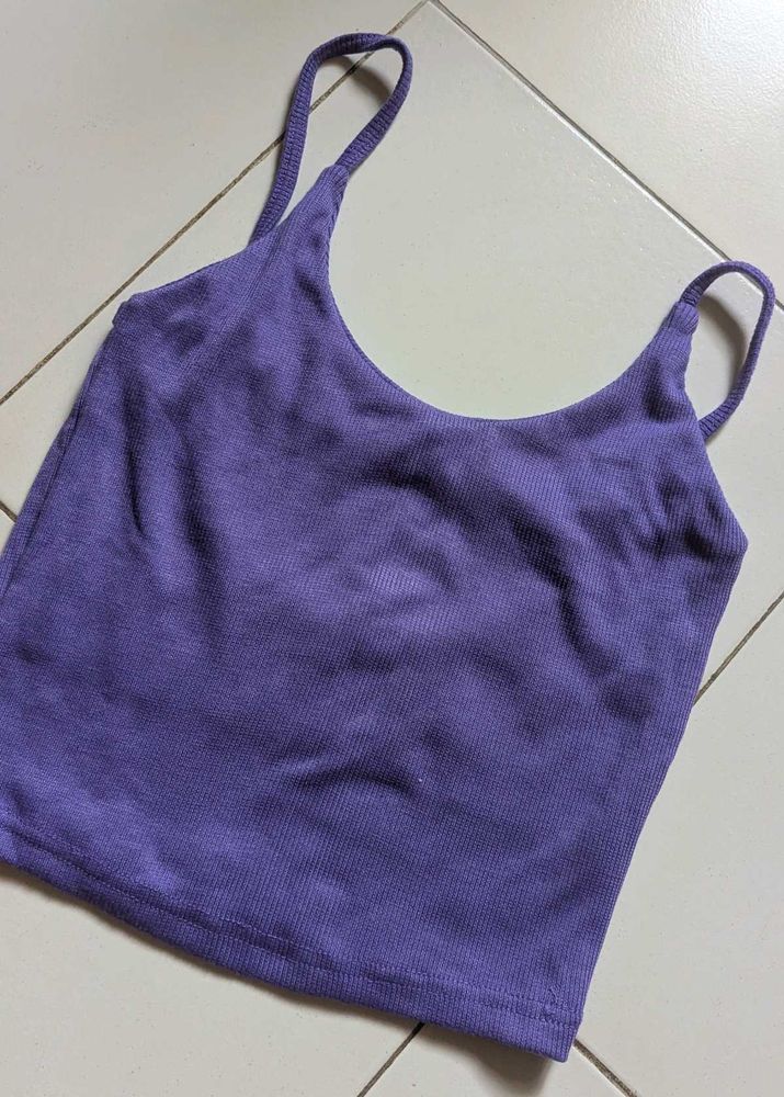 Back Cutout Crop Top
