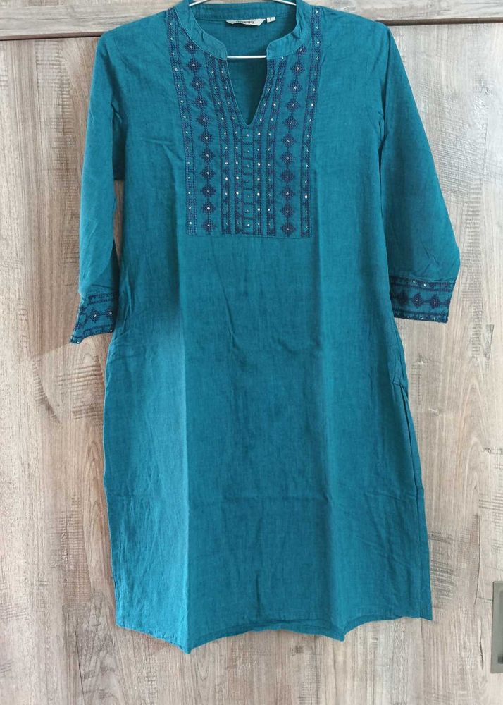 BLUE AVAASA KURTA