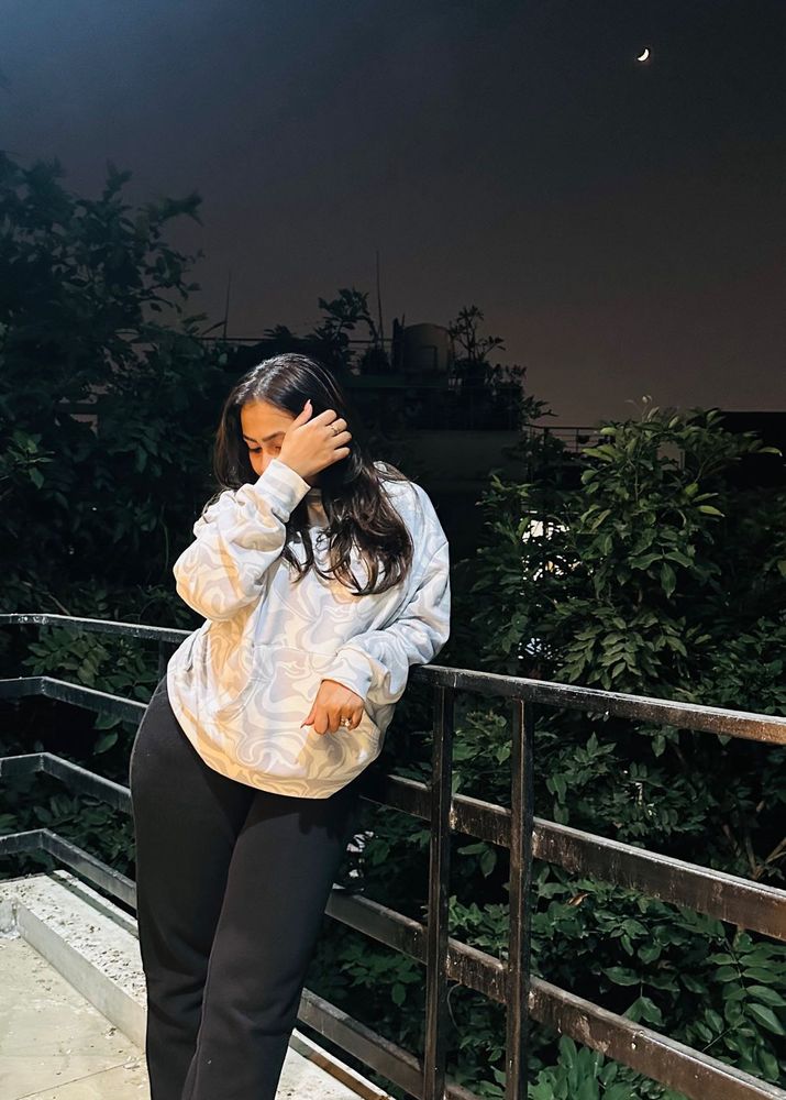 Stylish Printed Hoodie