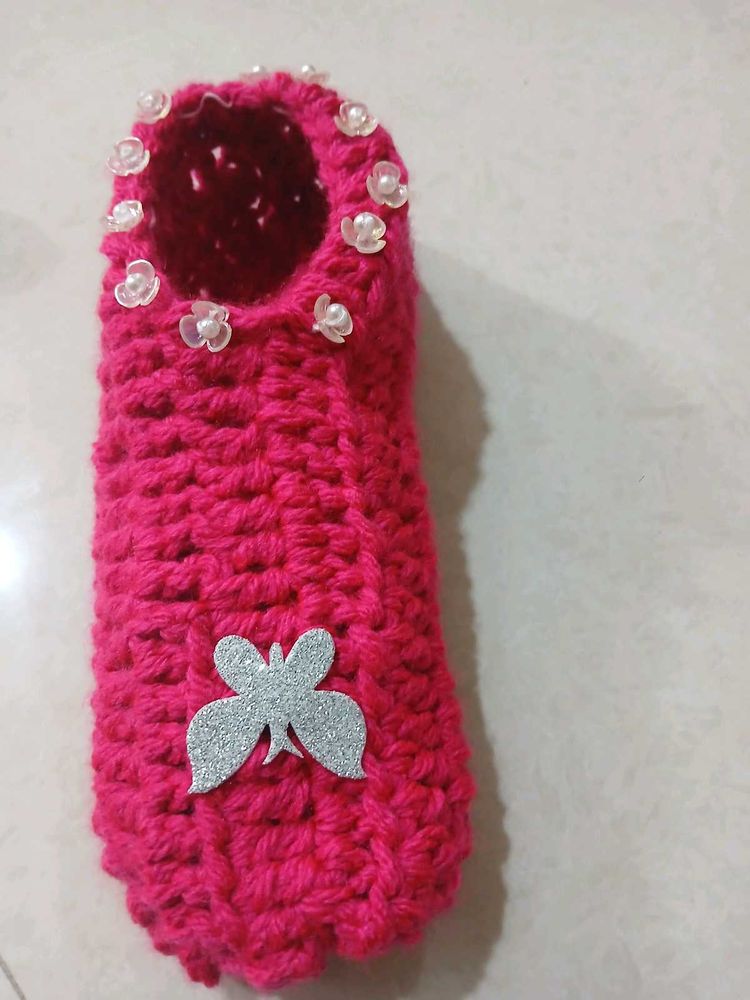 Handmade Crochet Baby Booties