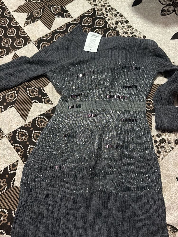 Sparkly Knit Dress