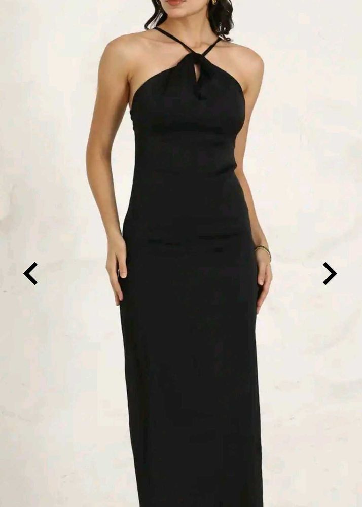 Elegant Black Maxi Dress