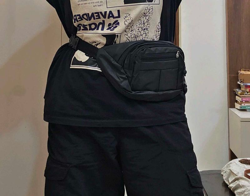 Black Waist Bag