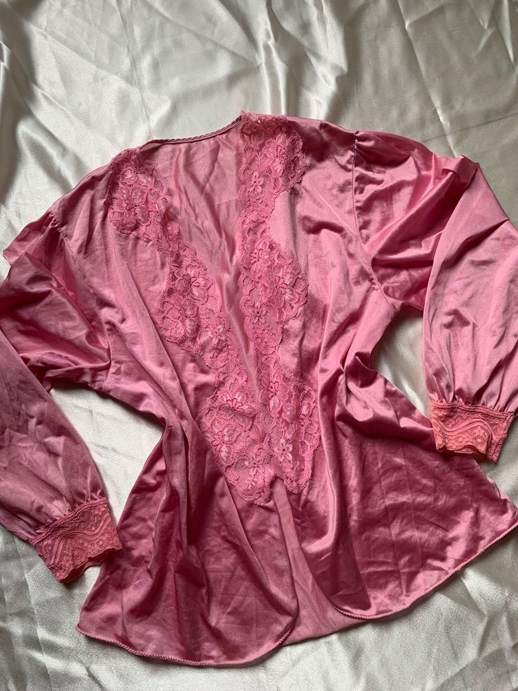 Pink Shrug Sleep Wear