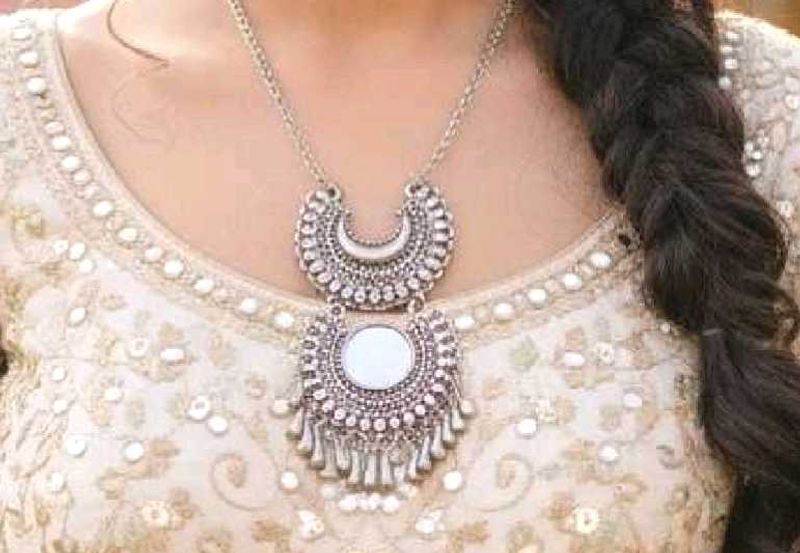 Oxidised Statement Necklace