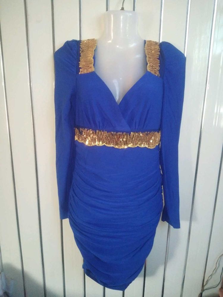 Blue Bodycon Dress 😍SALE OFFER😍