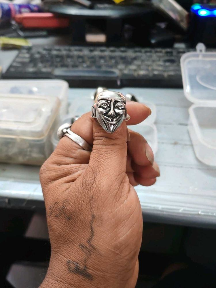 Joker Mask Model Ring