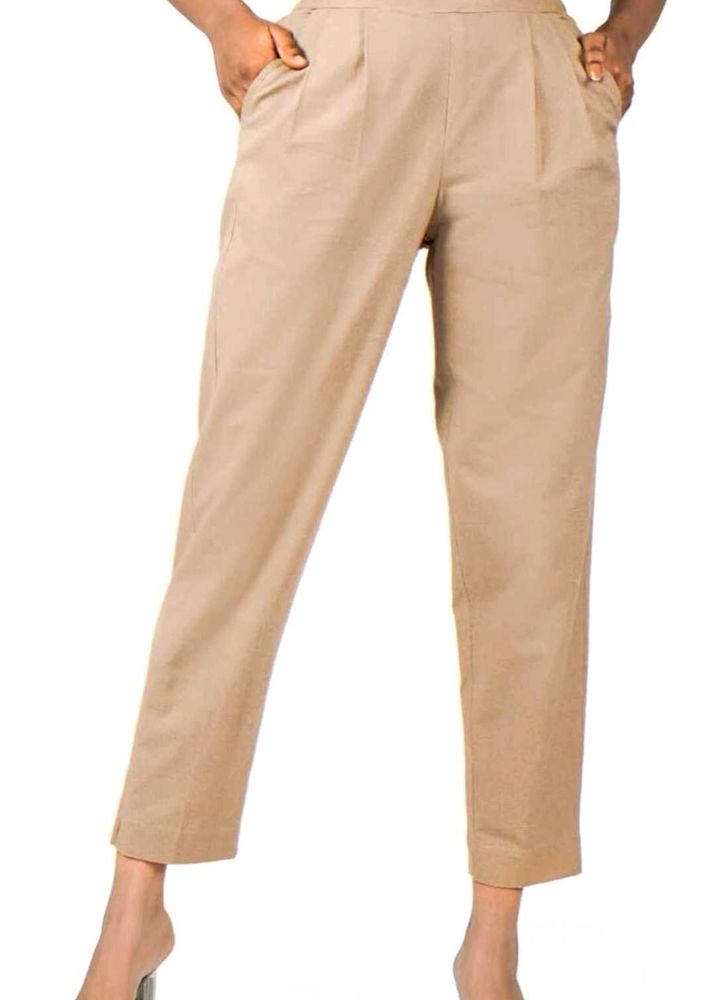 Ankle Fit Trouser Pants for Women