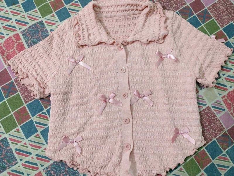 Bow Knit Top