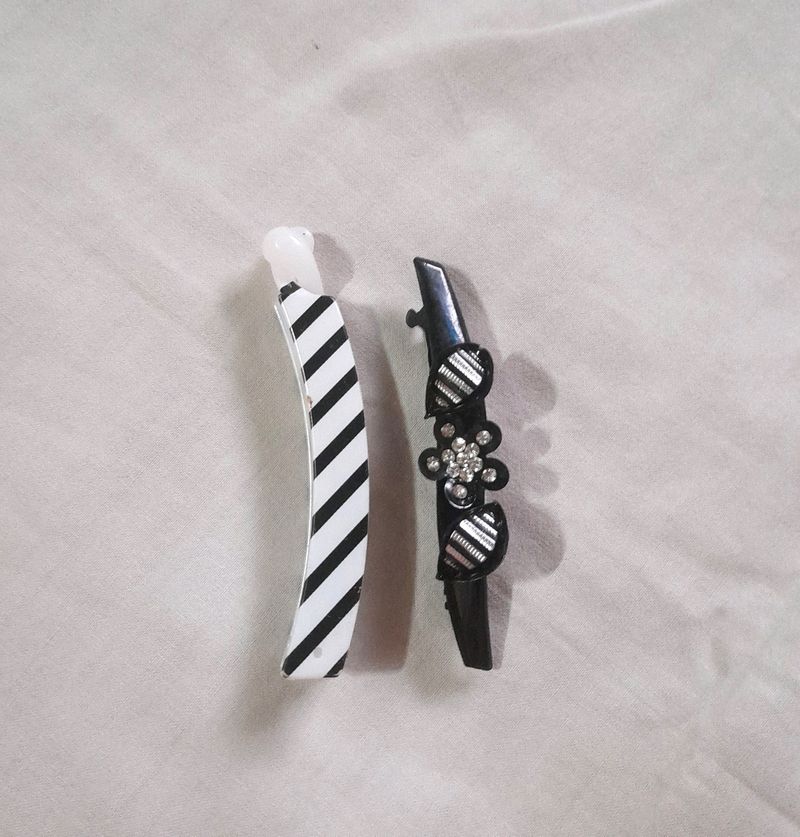 Combo 2 Hair Accessories Banana Clip + Barrettes