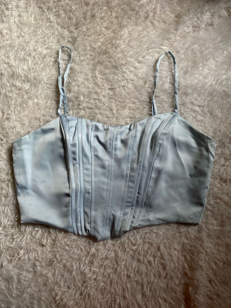 Blue Corset Top