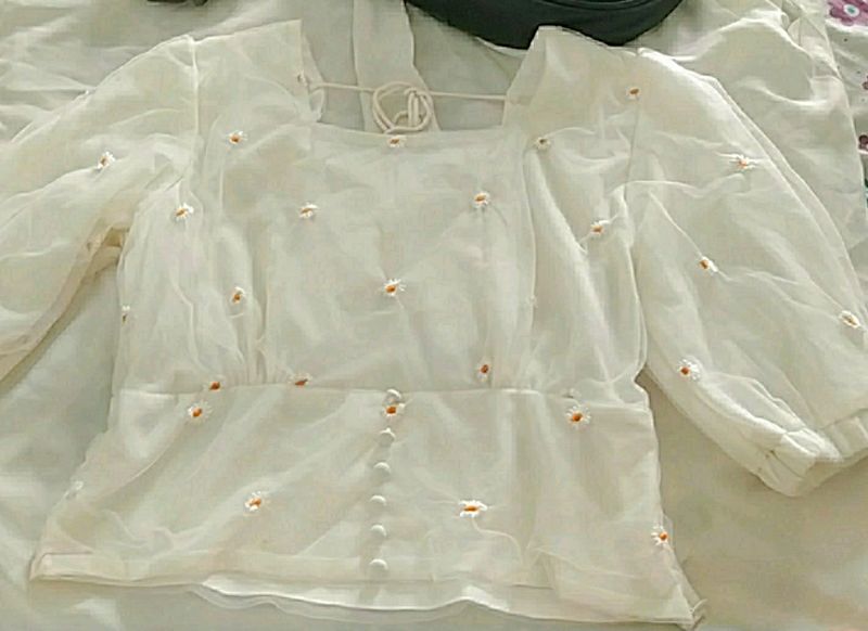 Aesthetic White Top