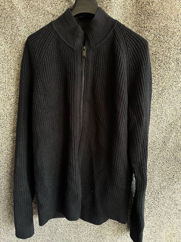Men's Knit Zip Cardigan