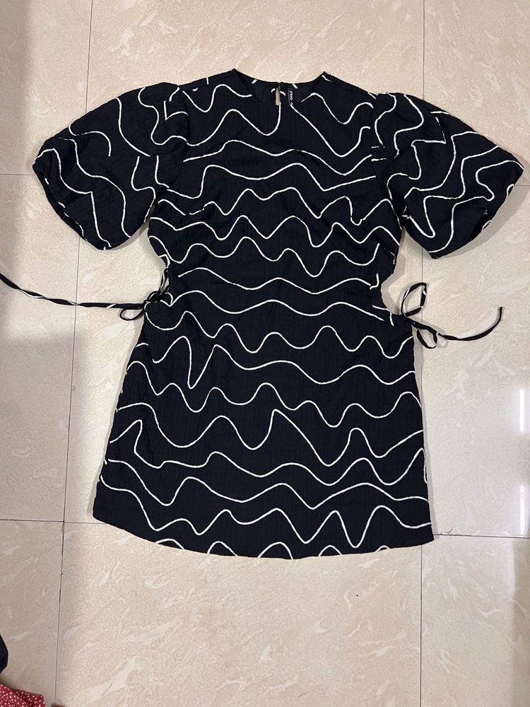 ONLY White Stripes Dress