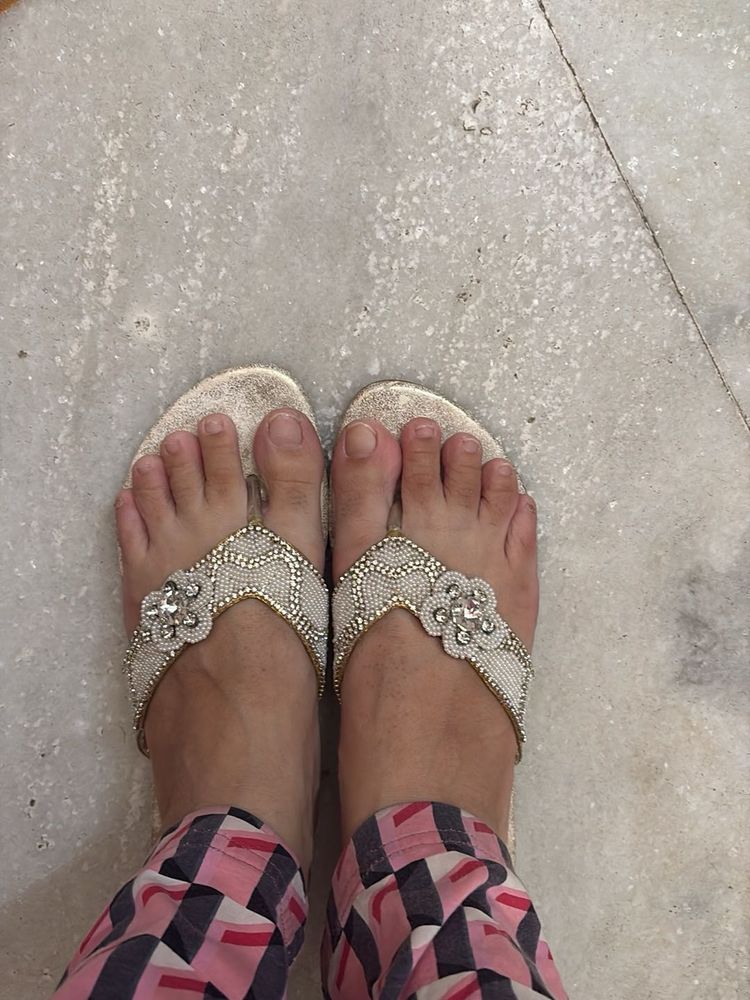 Metro Embellished Flip Flops