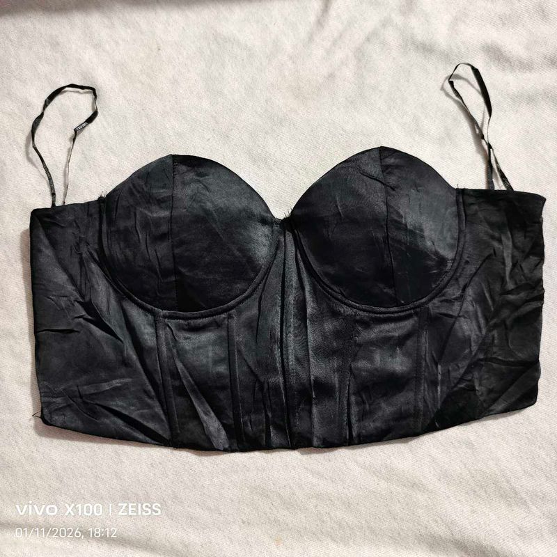 11111. Black Corset Top