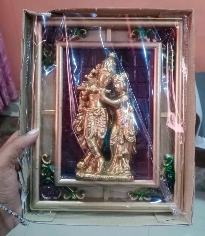 Radha Krishna Wall Frame💜