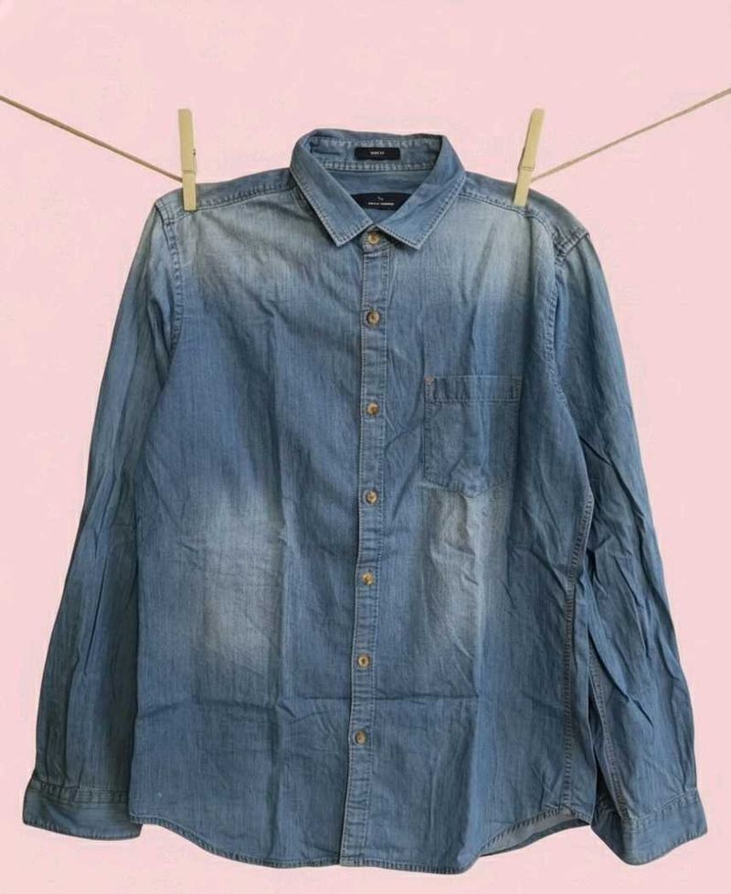 Denim Long Sleeve Shirt