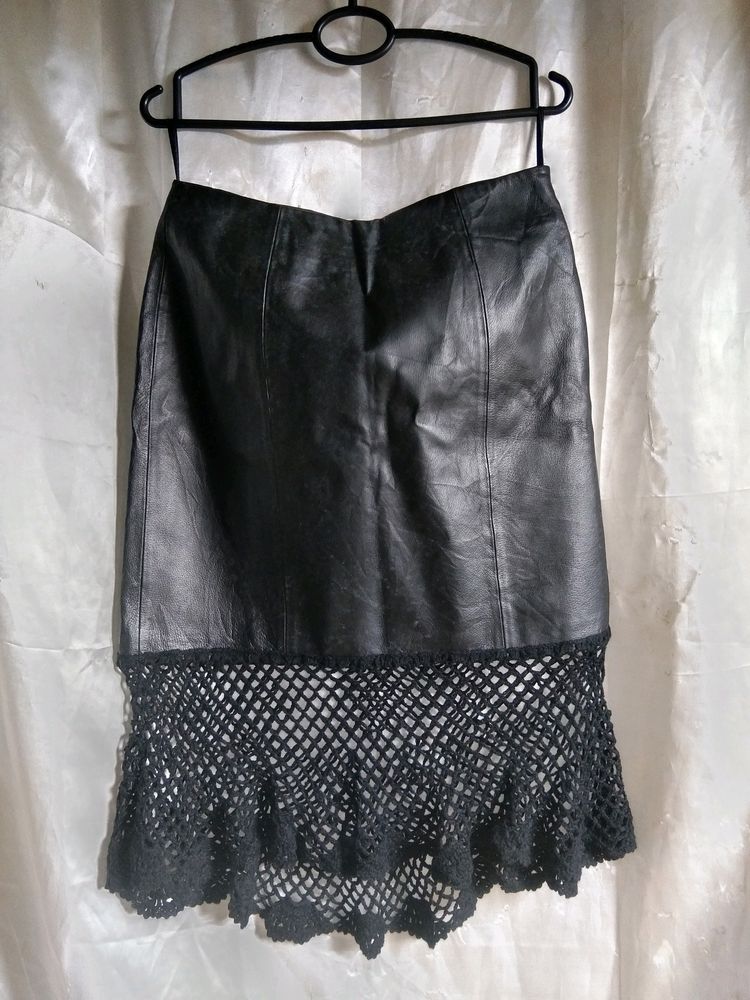 Genuine Leather Skirt