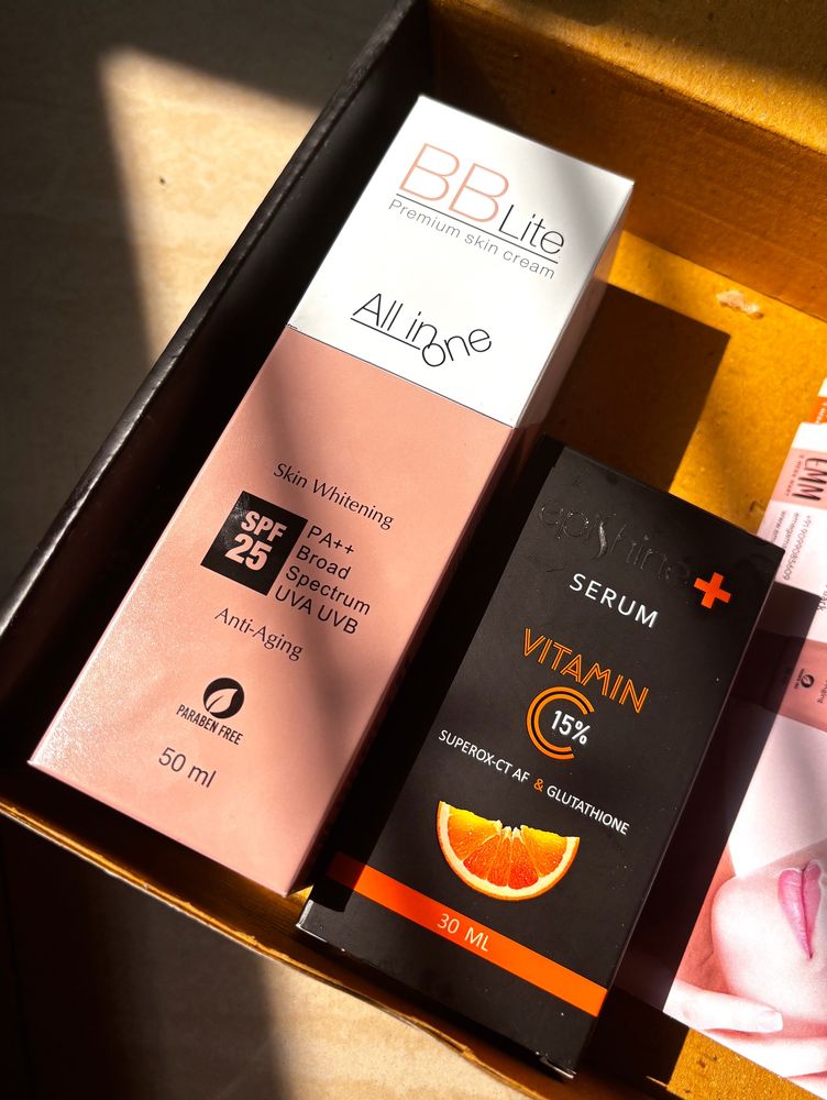 Emm BB cream and Vitamin C serum