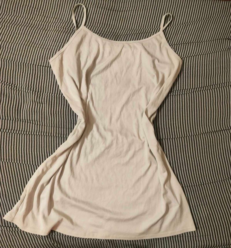 White Slip Dress