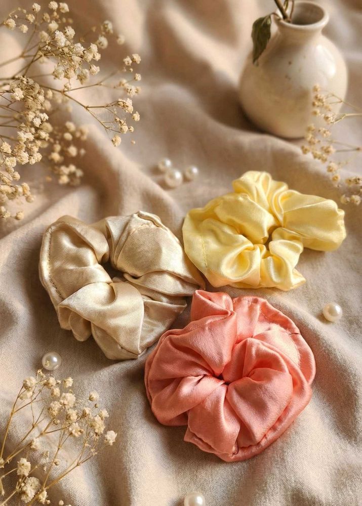 Silk Scrunchie Set - Hair Accessories