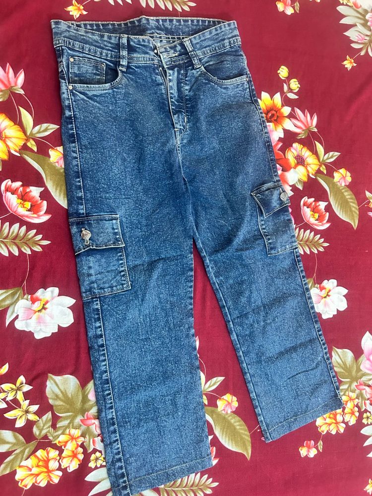 Wide leg jeans