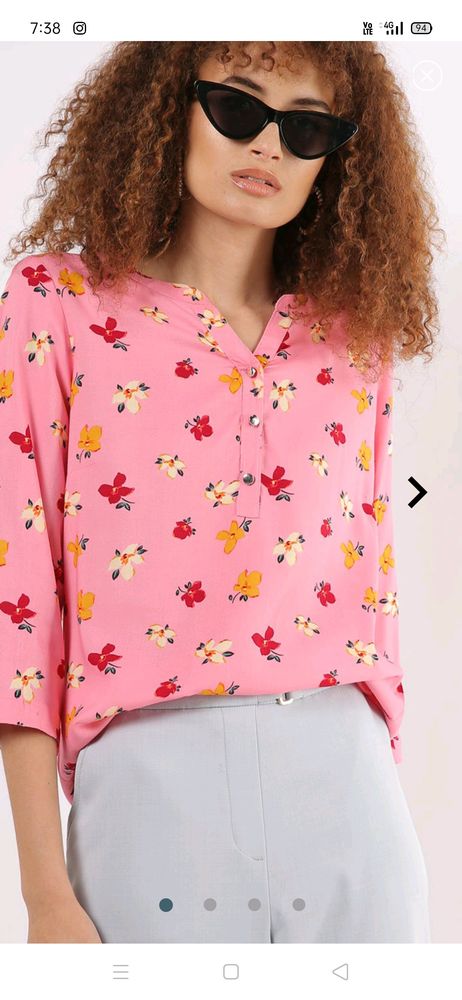 Floral Print Blouse