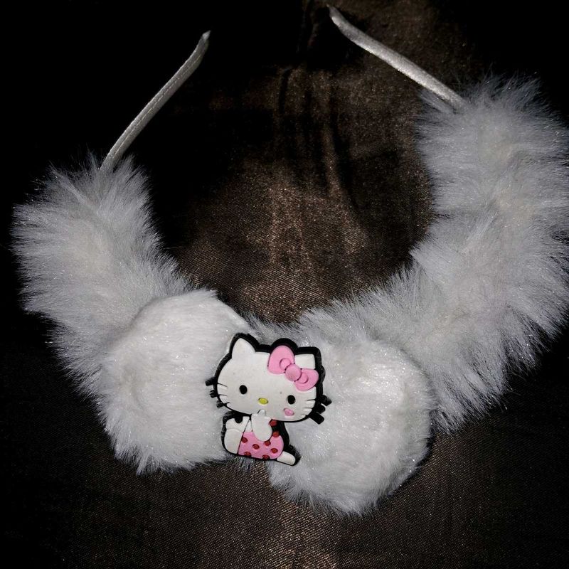 Hello Kitty Fuzzy Headband