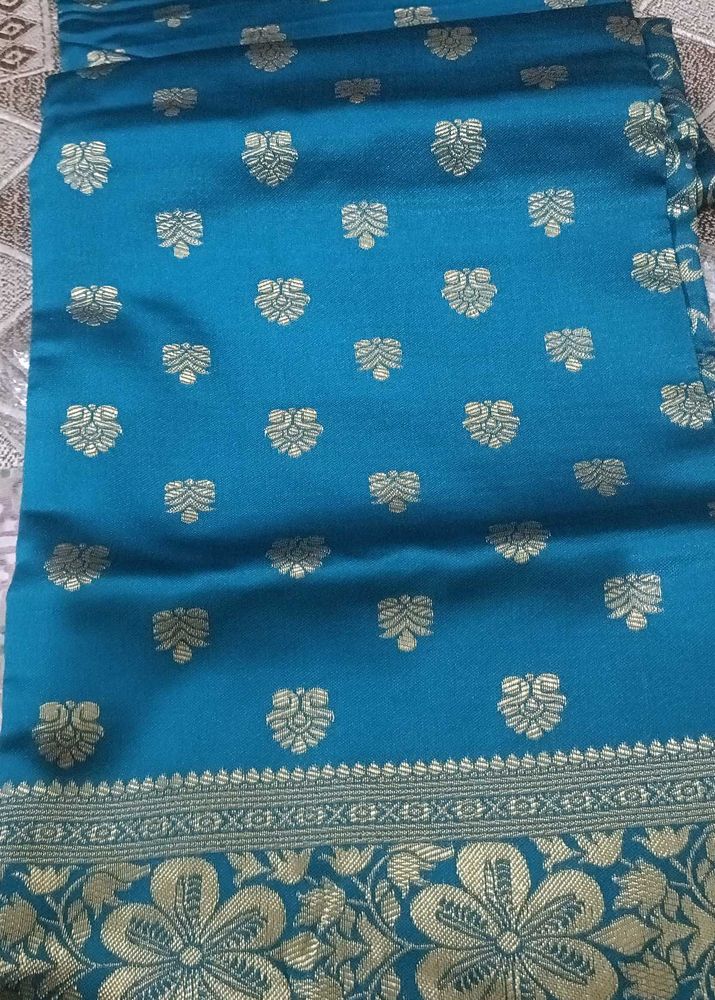 Saree New Blouse Piece Attached