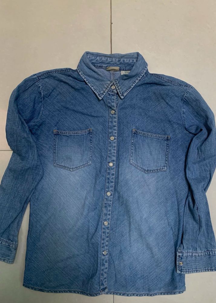 Denim jonsan vintage Long Sleeve Shirt