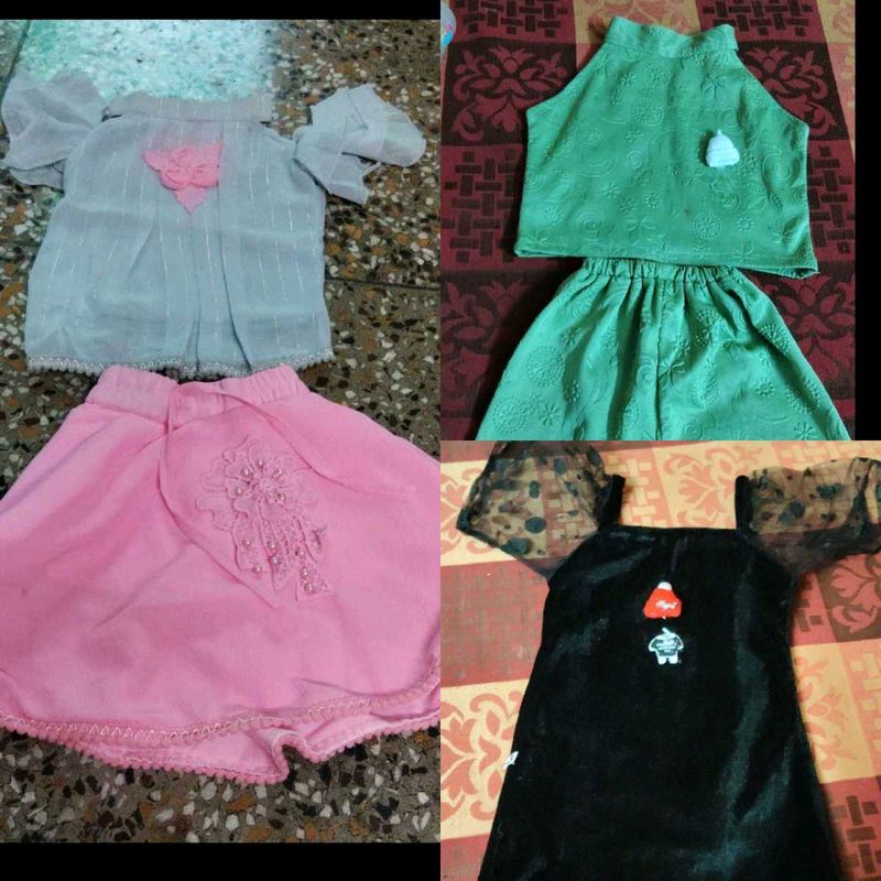 Cute Girls Clothing Combo 3 Sets