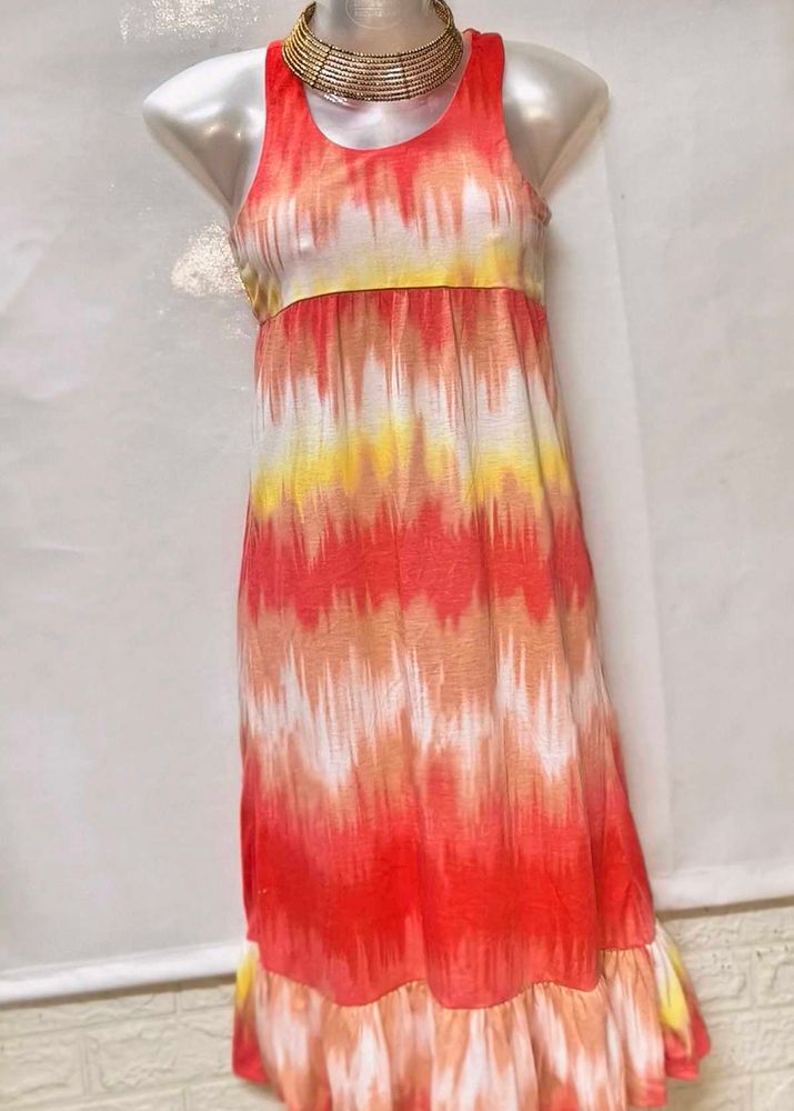 New Piece/ Unused Marble Print Small Size Dress