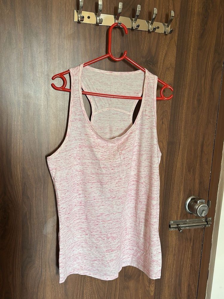 Pink Workout Tank Top