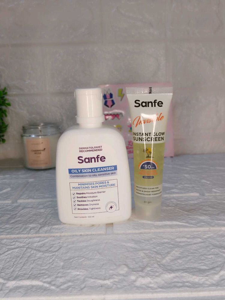 Sanfe Oily Skin Cleanser &amp; Sunscreen