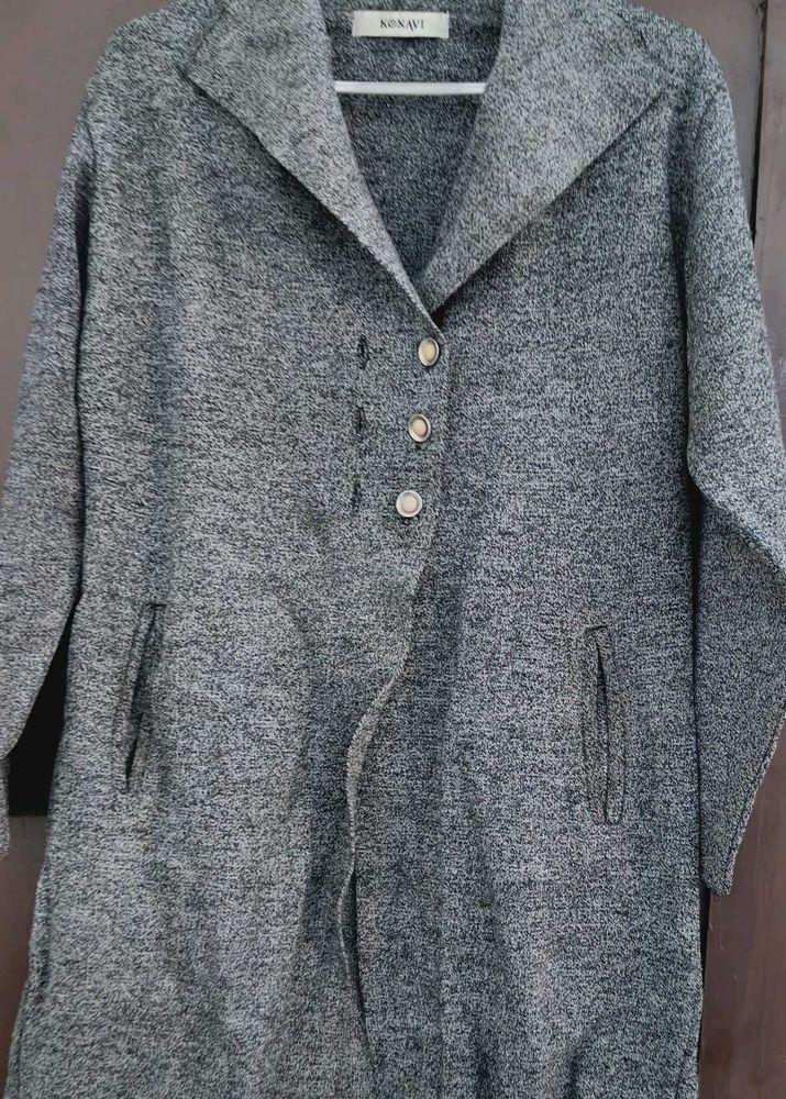 Stylish Grey Coat cum sweater