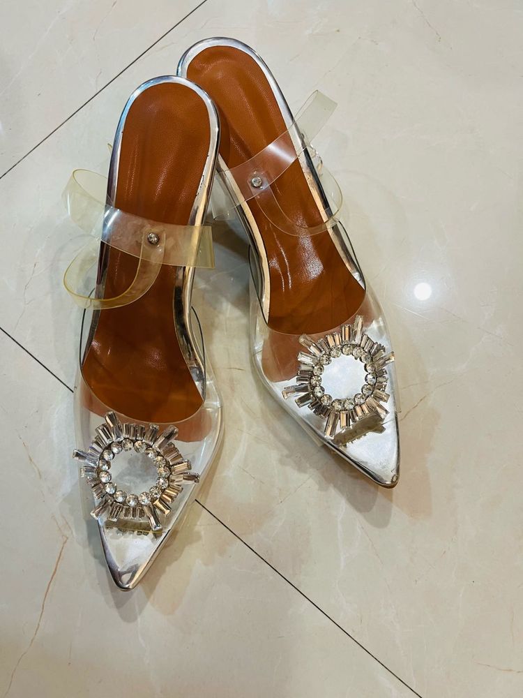 Embellished Pointed Heels