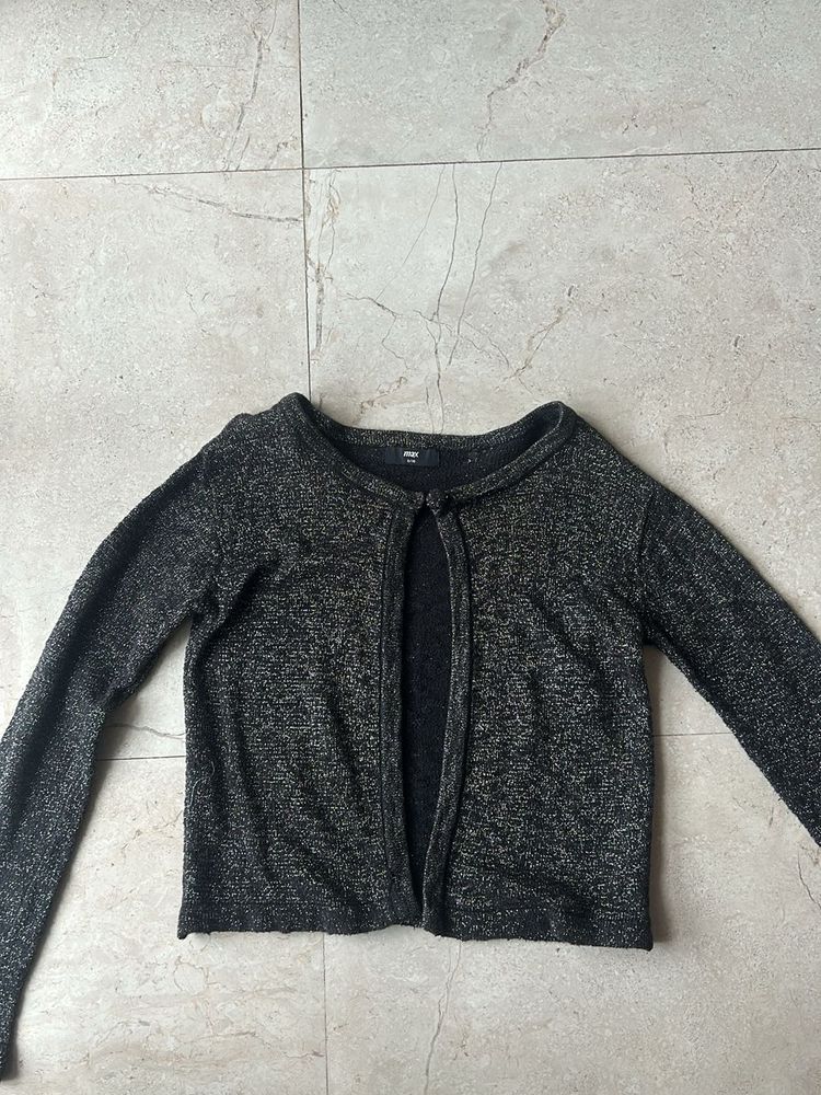 Sparkly Grey Cardigan