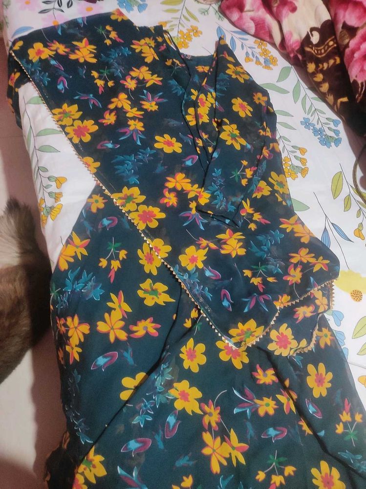 Anaarkali Floral print