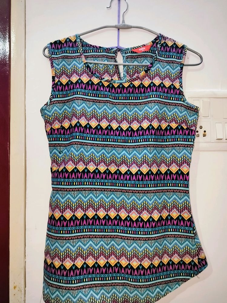Girls Hi-lo Sleeveless Top