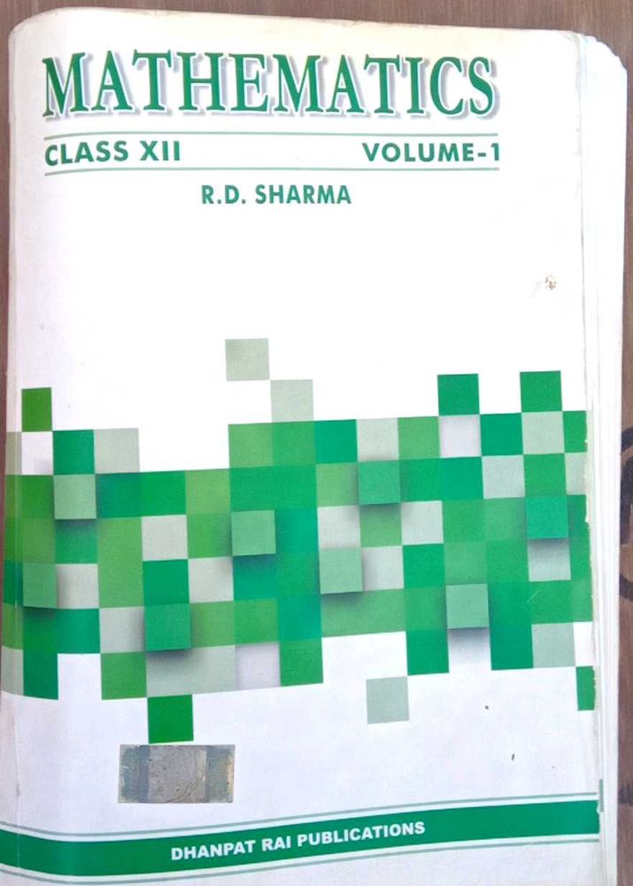 R.D. Sharma Mathematics Class XII