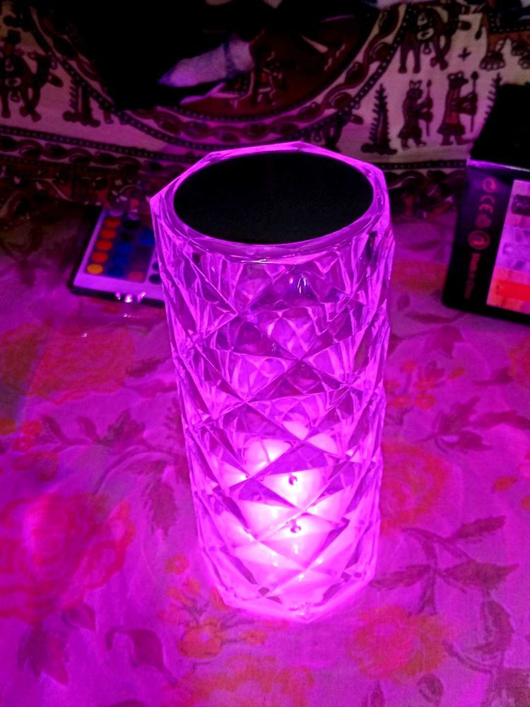 LED Crystal Table Lamp