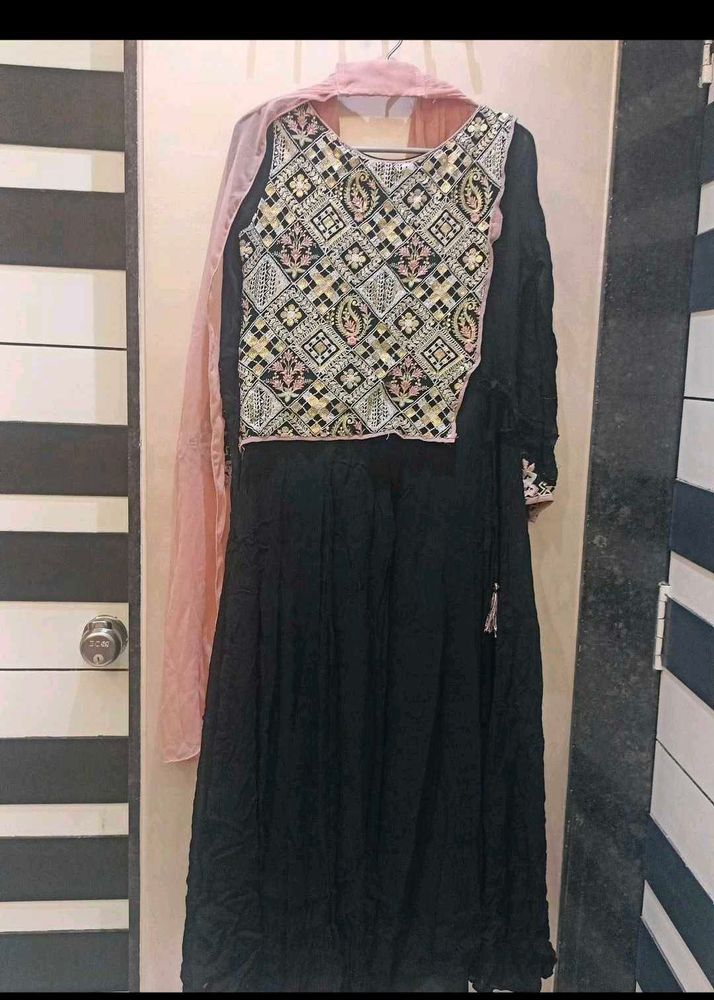 full flare Kali gown
