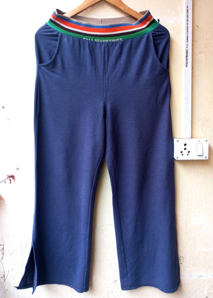 Blue Korean Casual Pants (Women)