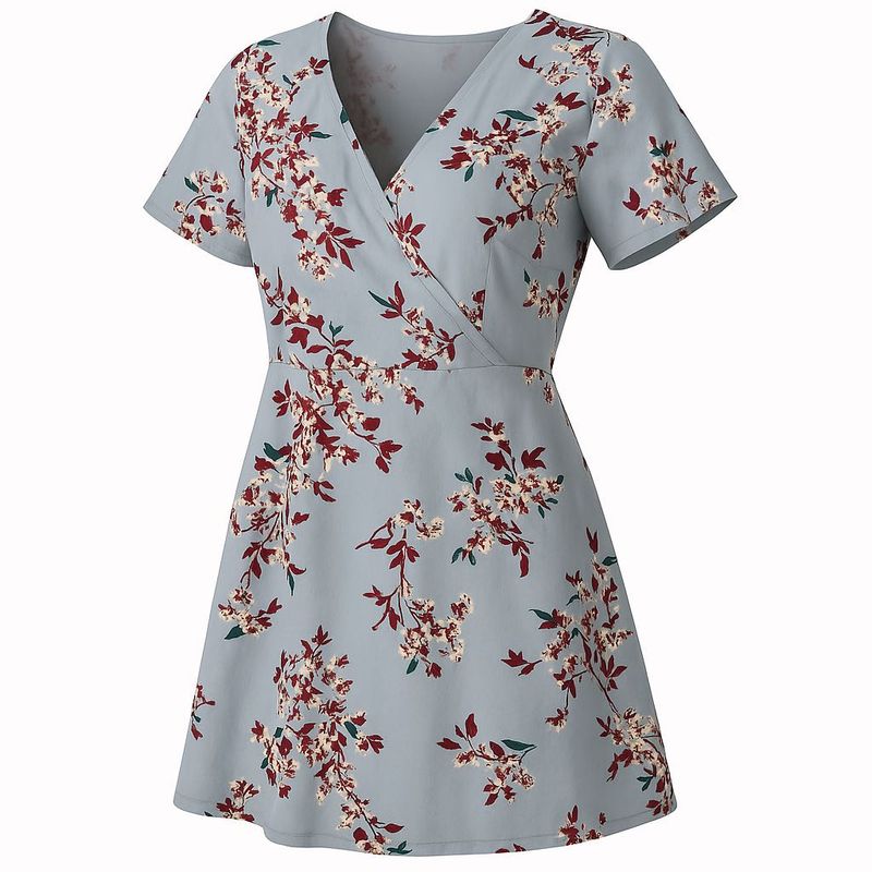 Floral Print Mini Dress