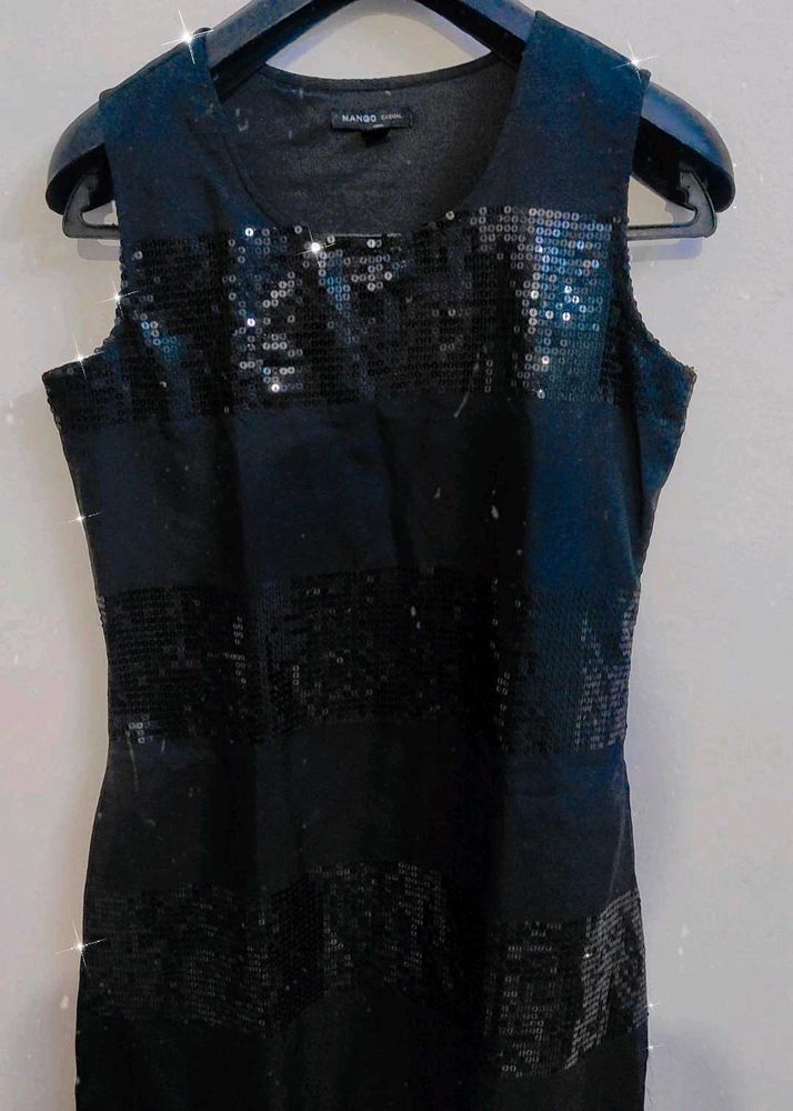 Sale 💰 Black Sequin Party Dress