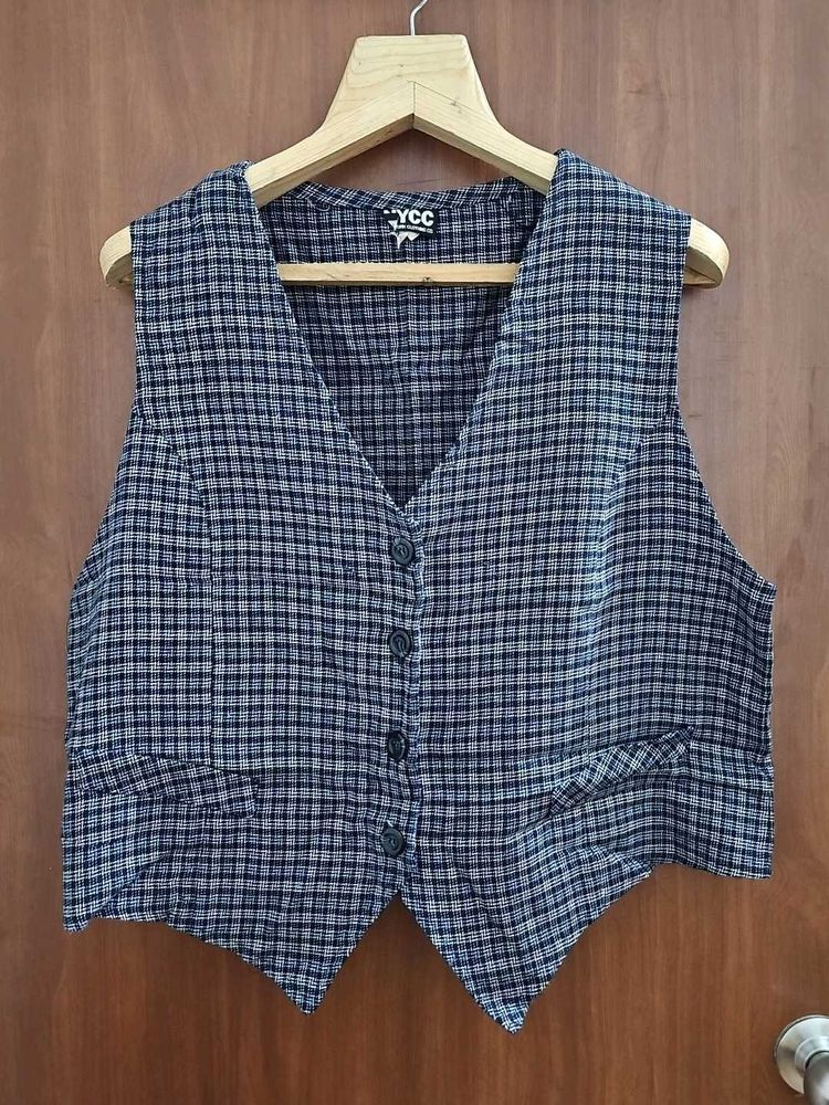 Checkered Vest