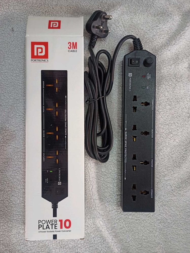New Portronics Power Extension Plate