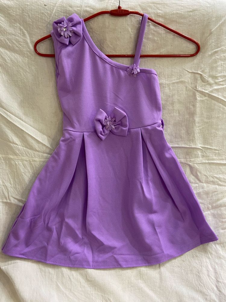 Cute Purple Party Dress