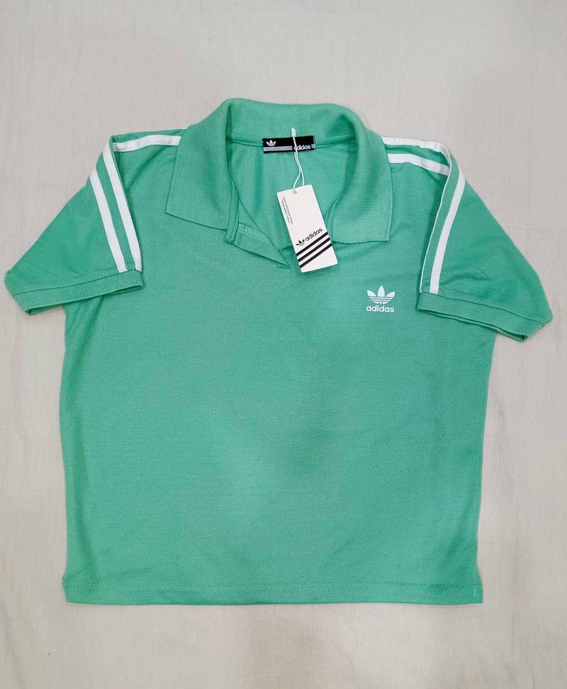 Polo Crop Top